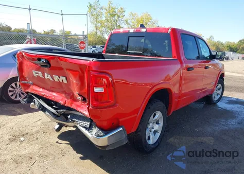 2025 Ram 1500 Big Horn 4X4 5'7 Box из США, поврежденный, VIN 1C6RRFFGXSN719869